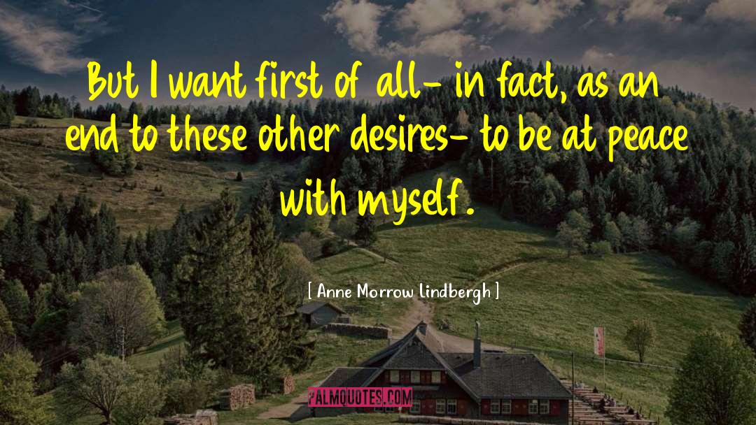 Peace Harmony quotes by Anne Morrow Lindbergh