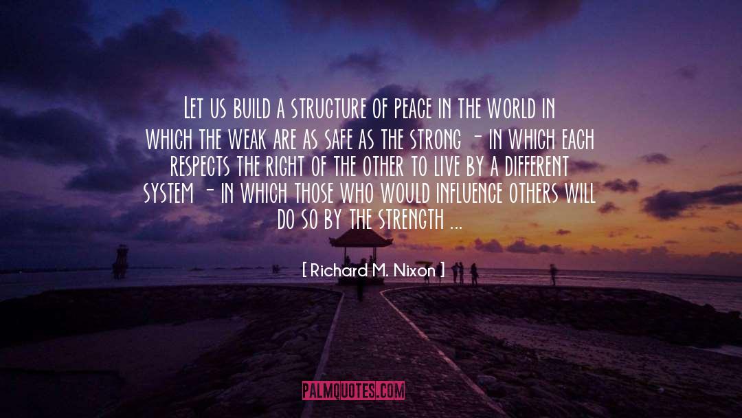 Peace In The World quotes by Richard M. Nixon