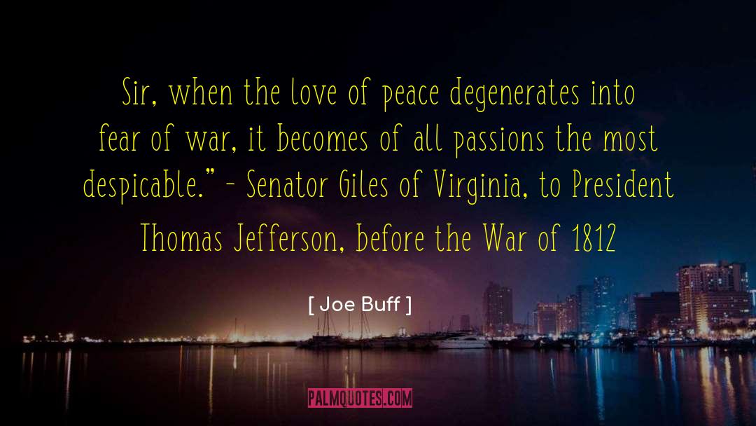 Peace Inside quotes by Joe Buff