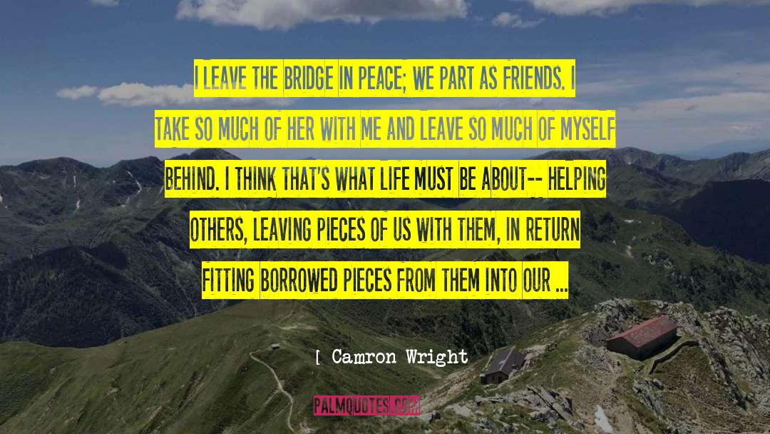 Peace Inside quotes by Camron Wright