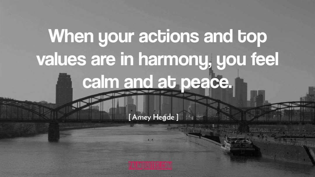 Peace Inspirational quotes by Amey Hegde