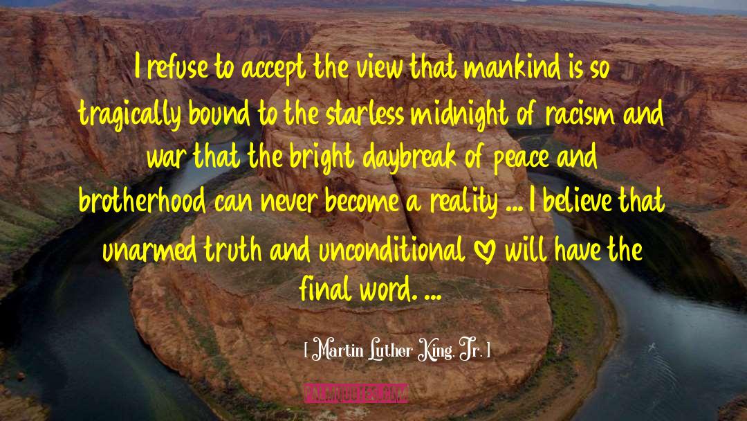 Peace Love quotes by Martin Luther King, Jr.