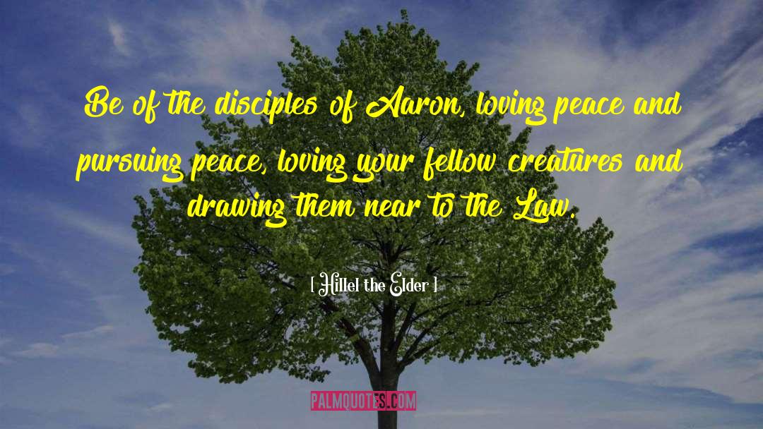 Peace Loving quotes by Hillel The Elder