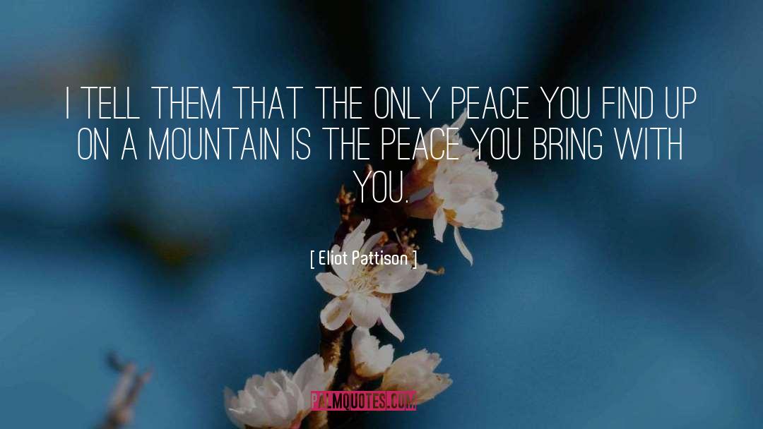 Peace Mountain quotes by Eliot Pattison