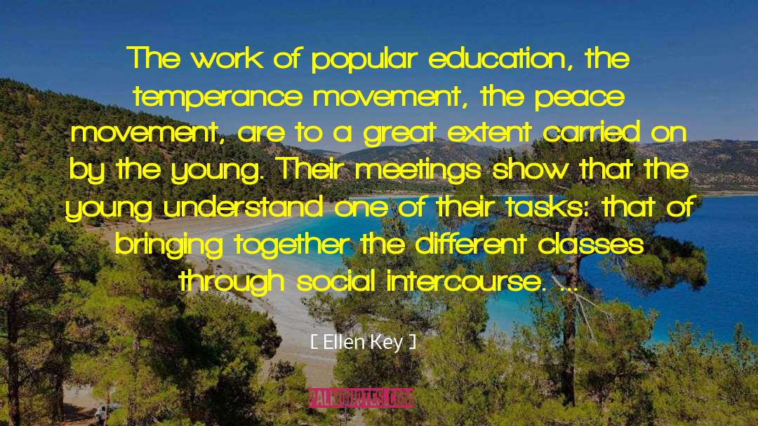 Peace Movement quotes by Ellen Key