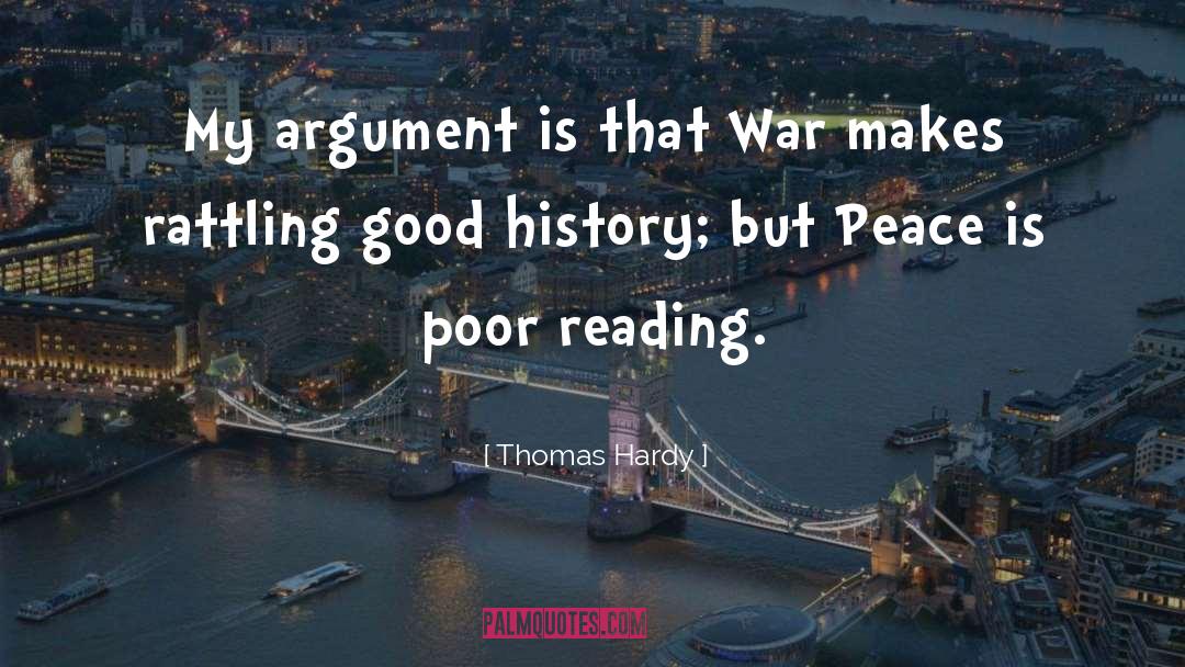 Peace Not War quotes by Thomas Hardy