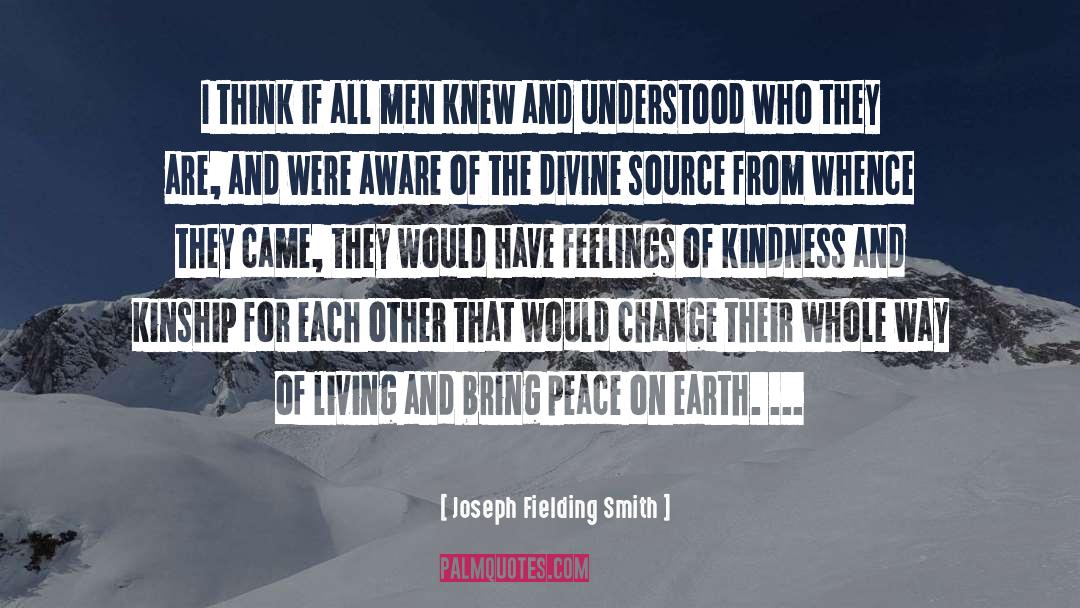 Peace On Earth quotes by Joseph Fielding Smith