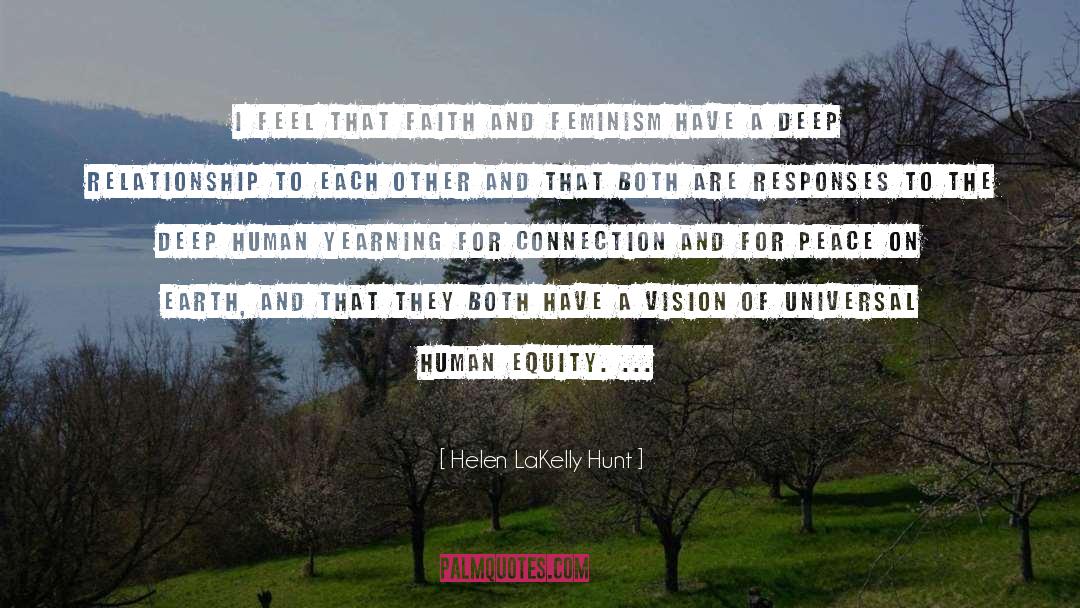 Peace On quotes by Helen LaKelly Hunt