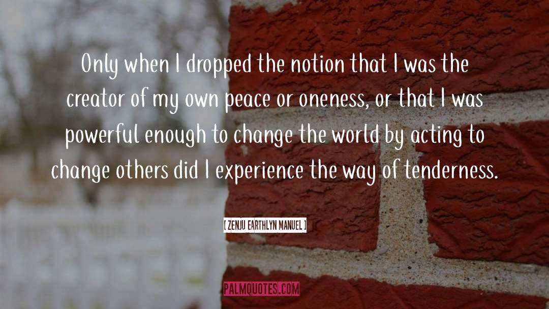 Peace quotes by Zenju Earthlyn Manuel