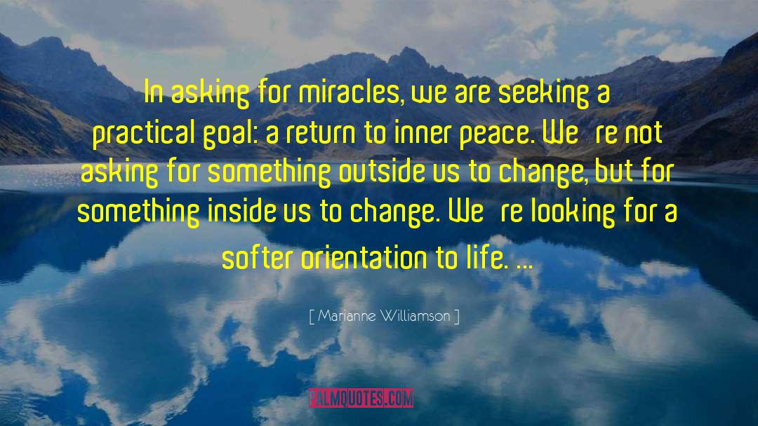 Peace Sign quotes by Marianne Williamson