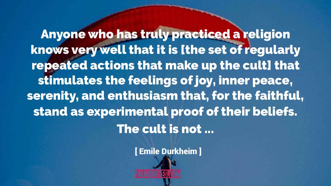 Peace Signs And quotes by Emile Durkheim