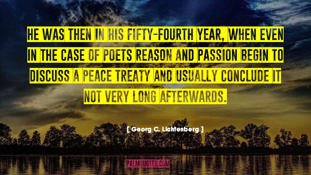 Peace Treaties quotes by Georg C. Lichtenberg
