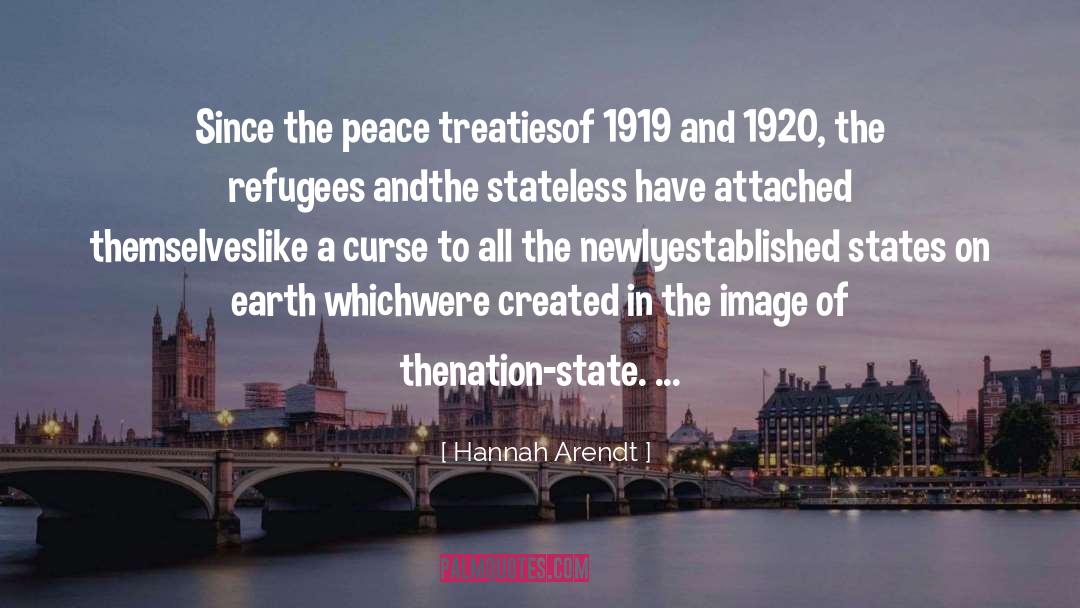 Peace Treaties quotes by Hannah Arendt