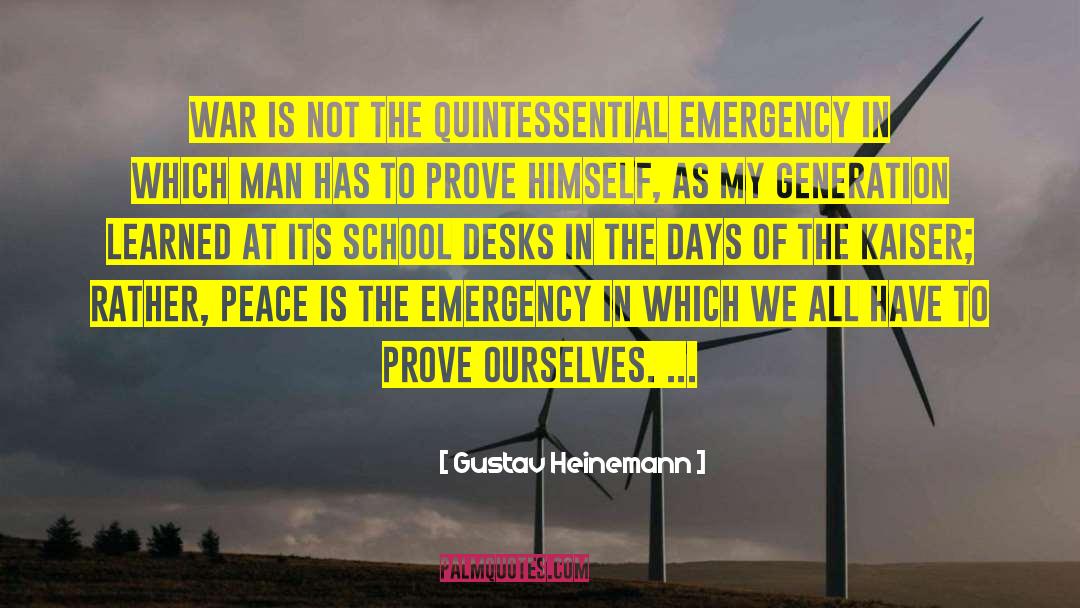 Peace War quotes by Gustav Heinemann