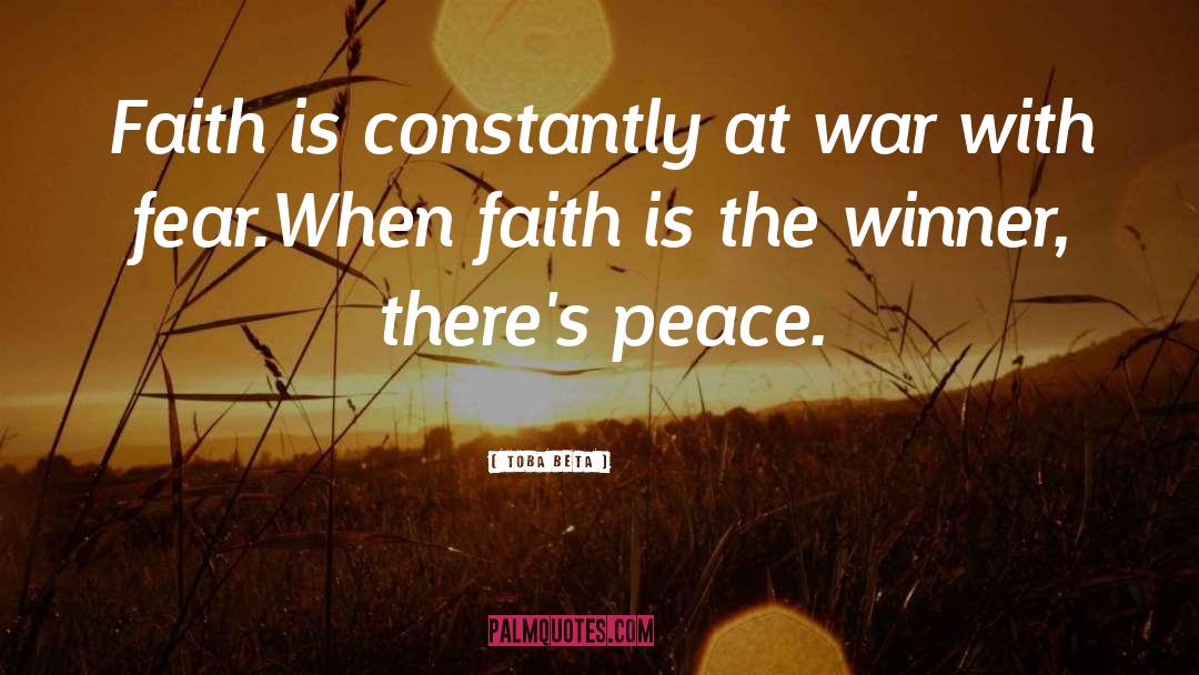 Peace War quotes by Toba Beta