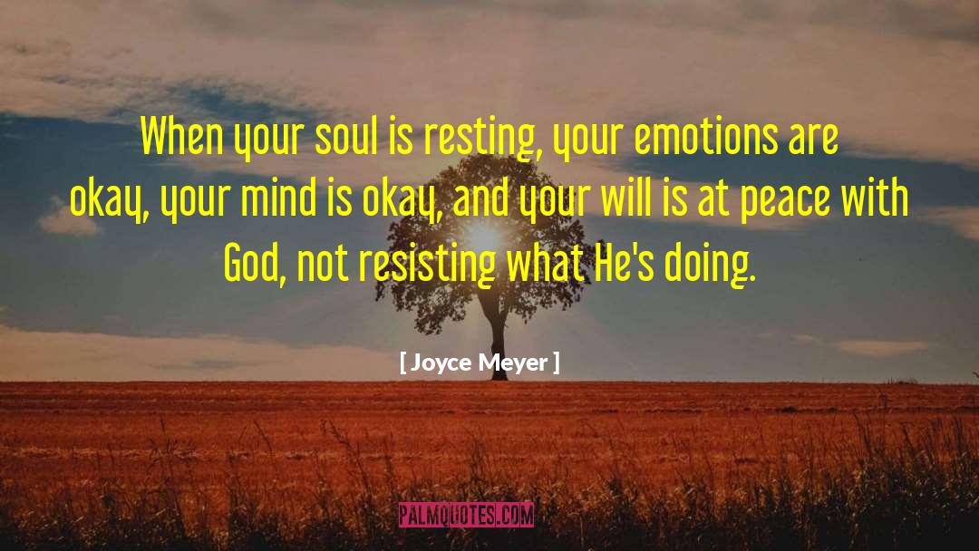 Peace With God quotes by Joyce Meyer