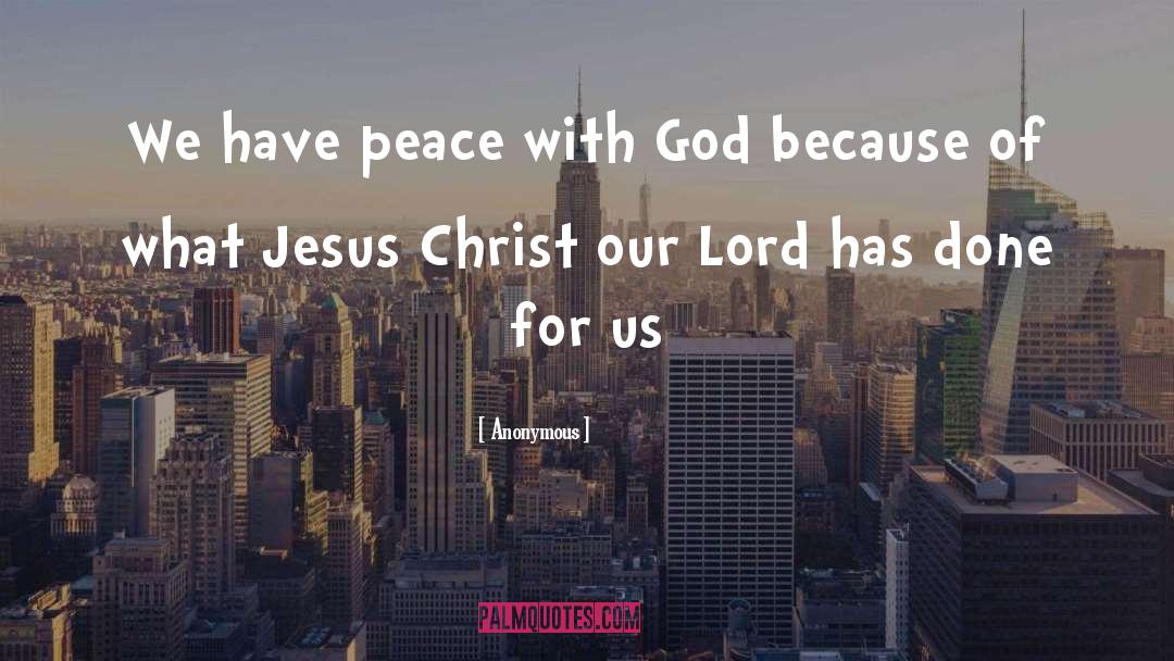 Peace With God quotes by Anonymous