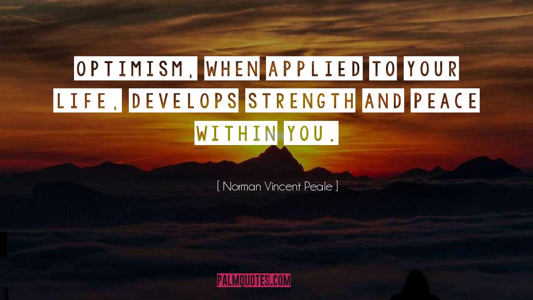Peace Within quotes by Norman Vincent Peale
