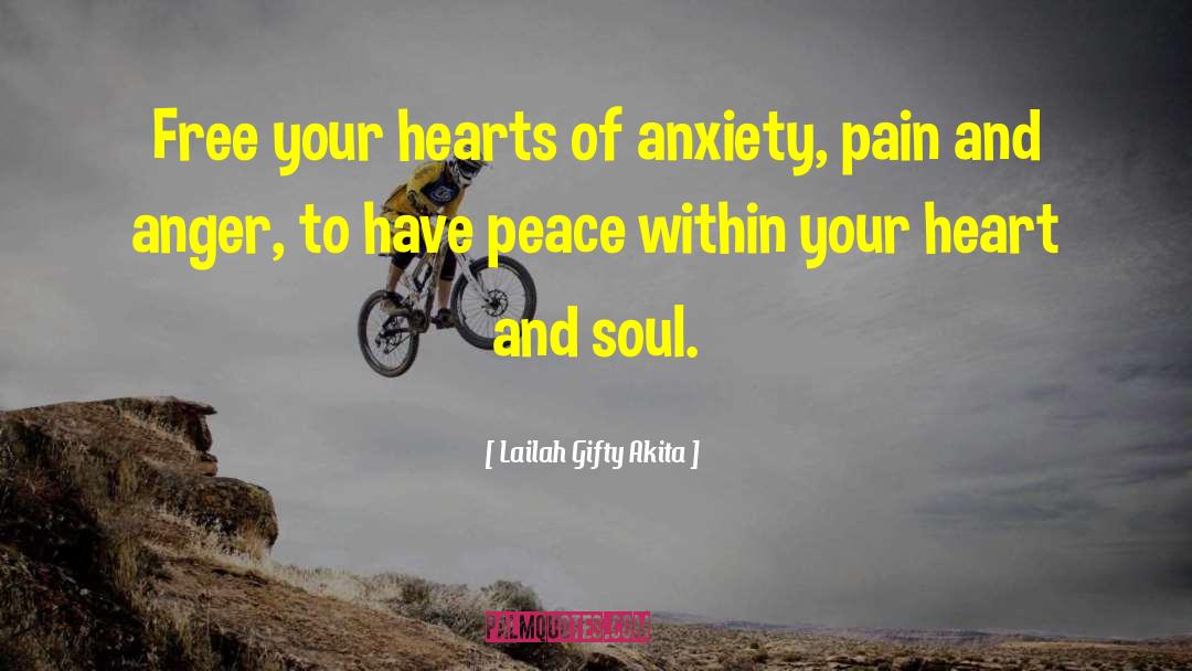 Peace Within quotes by Lailah Gifty Akita