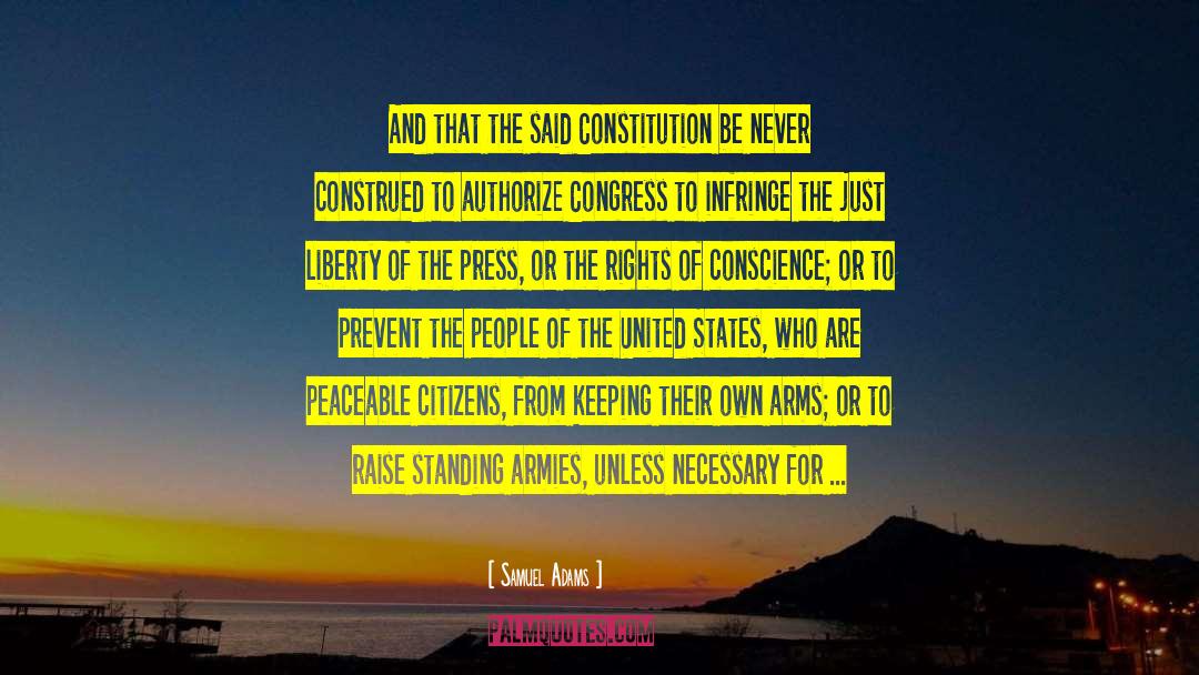 Peaceable quotes by Samuel Adams