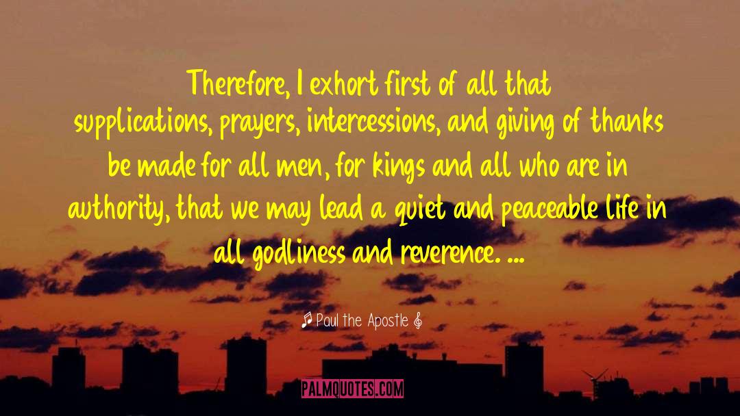 Peaceable quotes by Paul The Apostle