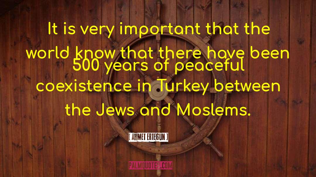 Peaceful Coexistence quotes by Ahmet Ertegun