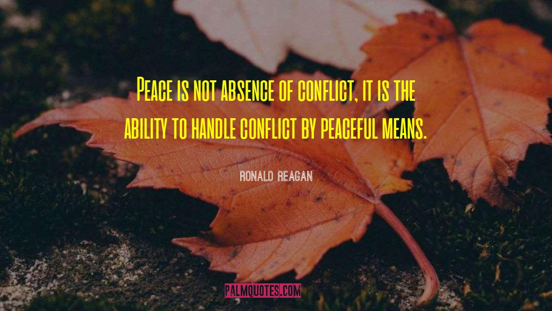 Peaceful Coexistence quotes by Ronald Reagan
