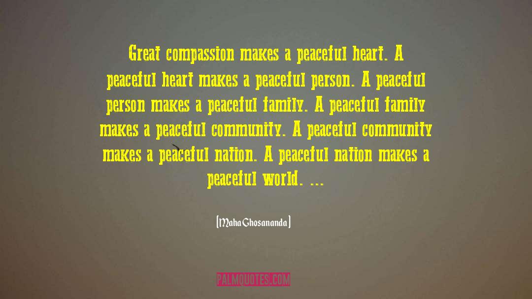 Peaceful Heart quotes by Maha Ghosananda