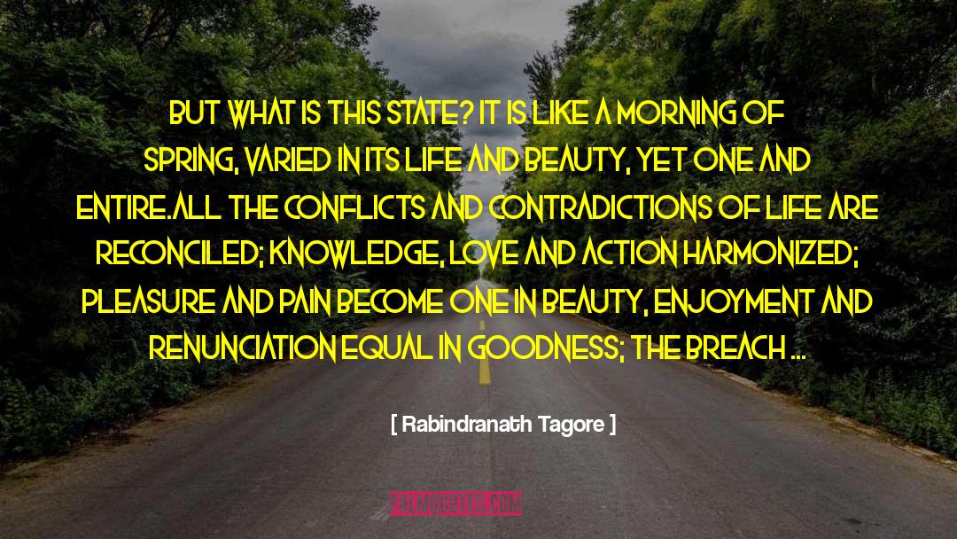 Peaceful Internal State quotes by Rabindranath Tagore