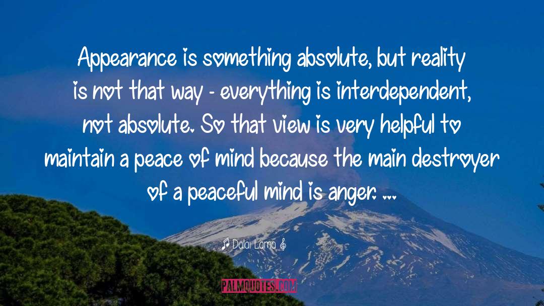 Peaceful Mind quotes by Dalai Lama