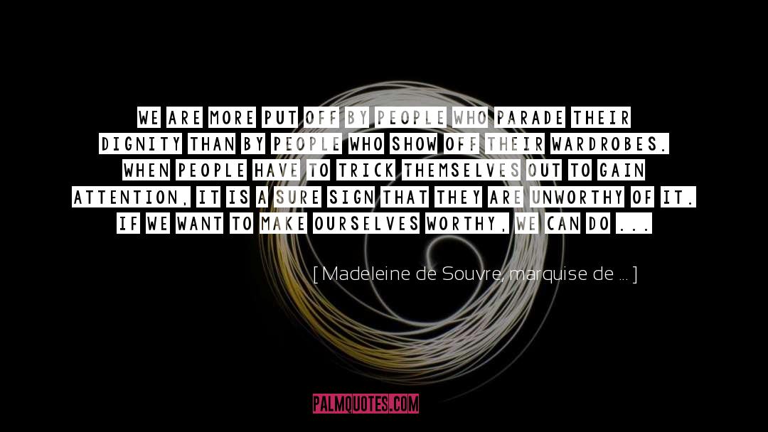 Peaceful Parade quotes by Madeleine De Souvre, Marquise De ...