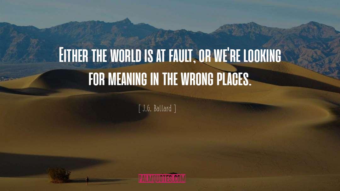 Peaceful Places quotes by J.G. Ballard