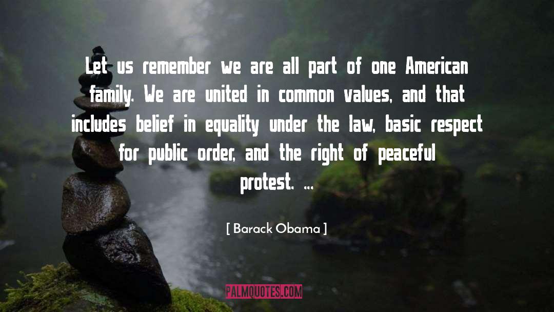 Peaceful Protest quotes by Barack Obama