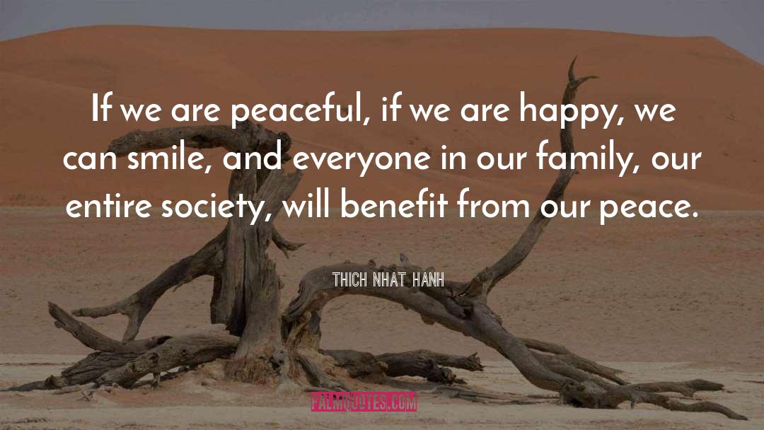 Peaceful Society quotes by Thich Nhat Hanh