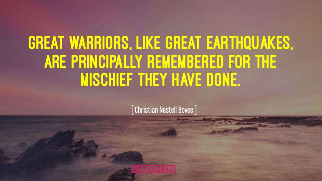 Peaceful Warrior quotes by Christian Nestell Bovee