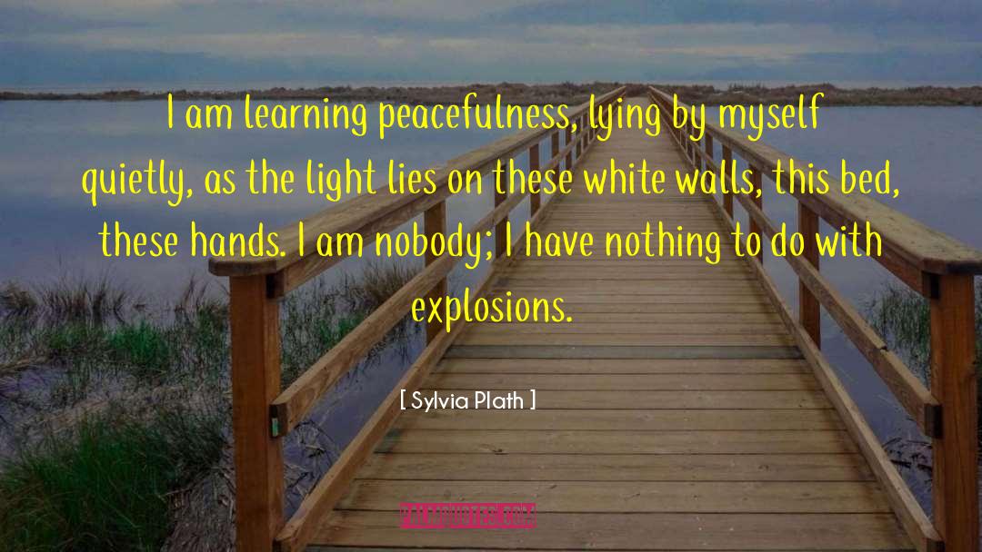 Peacefulness quotes by Sylvia Plath