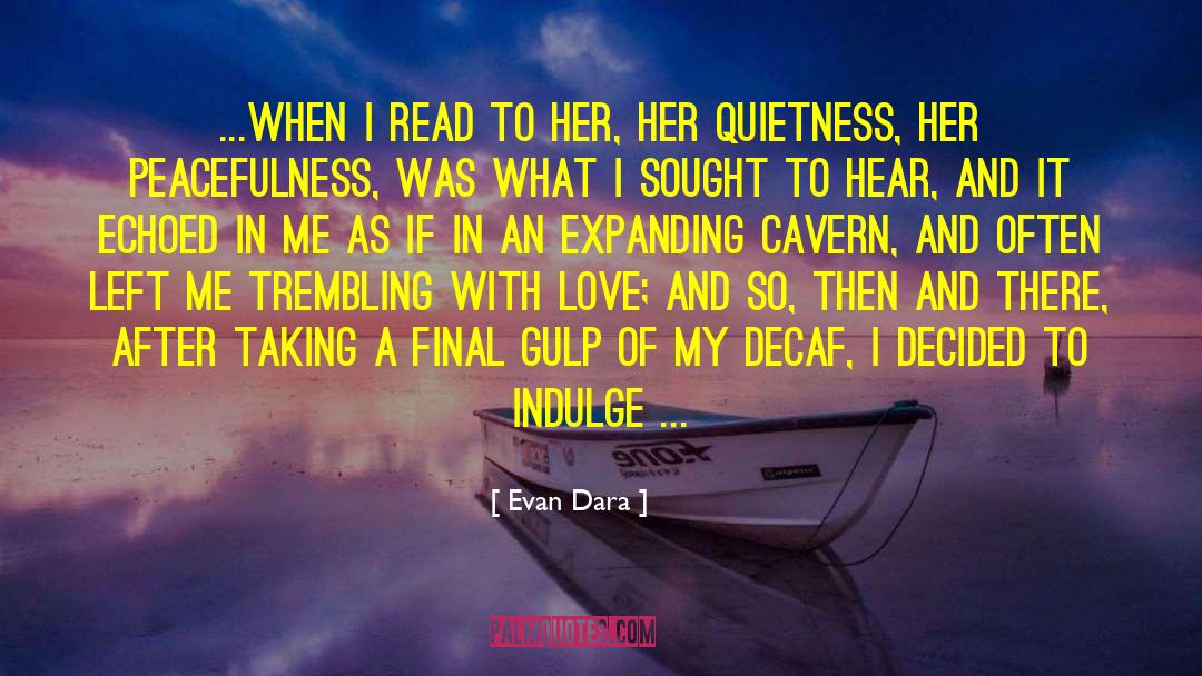 Peacefulness quotes by Evan Dara