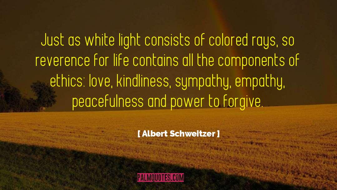 Peacefulness quotes by Albert Schweitzer