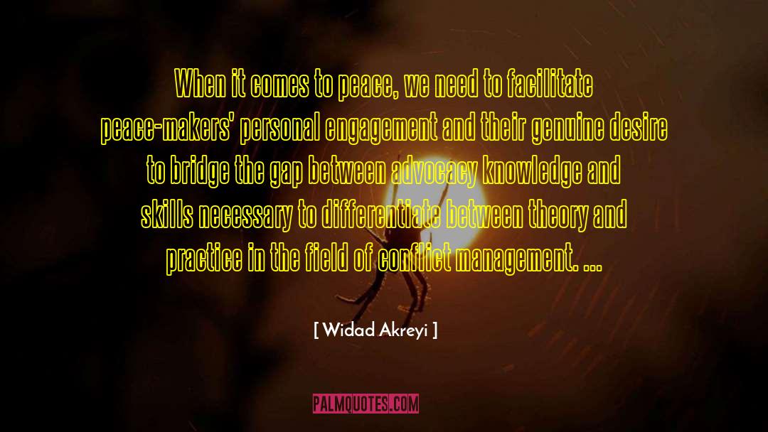 Peacemakers quotes by Widad Akreyi
