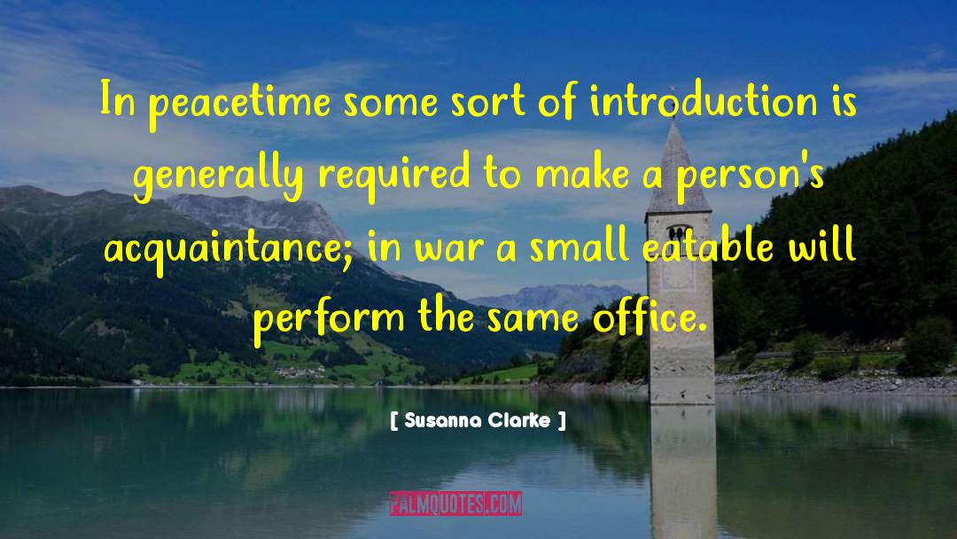 Peacetime quotes by Susanna Clarke