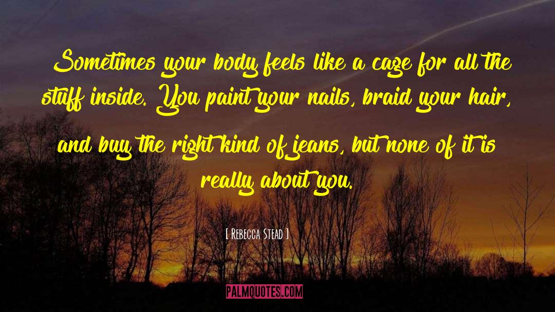 Peachee Nails quotes by Rebecca Stead