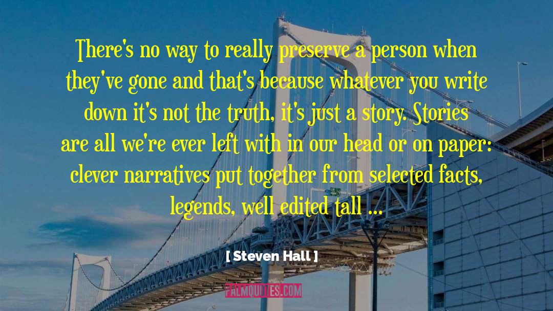 Peahens Facts quotes by Steven Hall