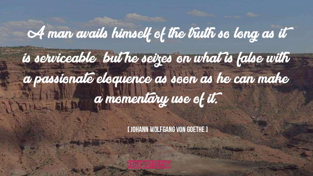 Peak Of Eloquence quotes by Johann Wolfgang Von Goethe