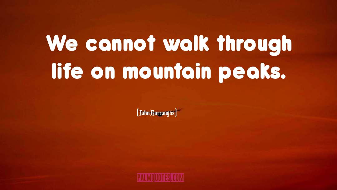 Peaks quotes by John Burroughs
