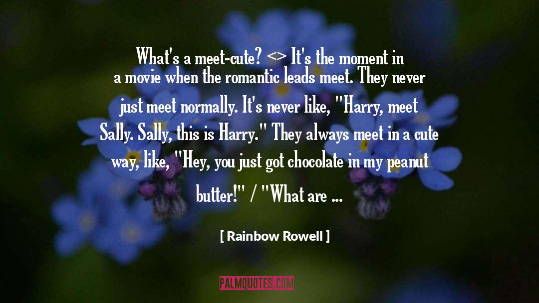 Peanut Butter quotes by Rainbow Rowell