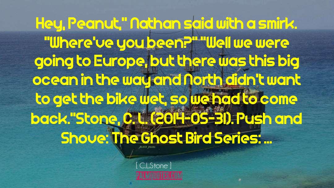 Peanut quotes by C.L.Stone