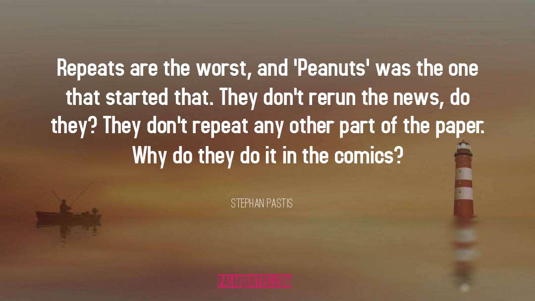 Peanuts quotes by Stephan Pastis