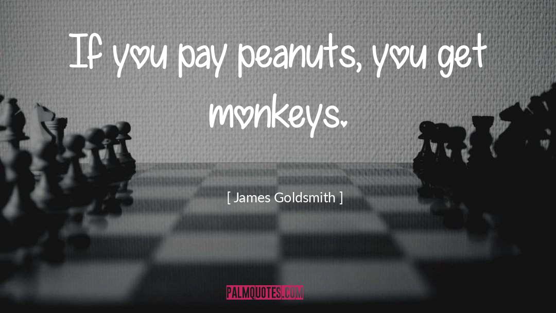 Peanuts quotes by James Goldsmith