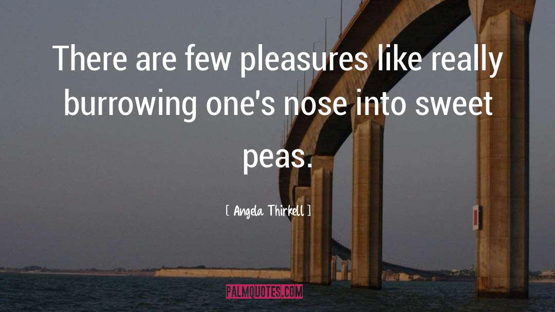 Peas quotes by Angela Thirkell