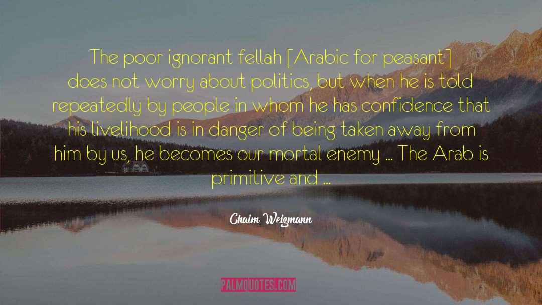 Peasant quotes by Chaim Weizmann